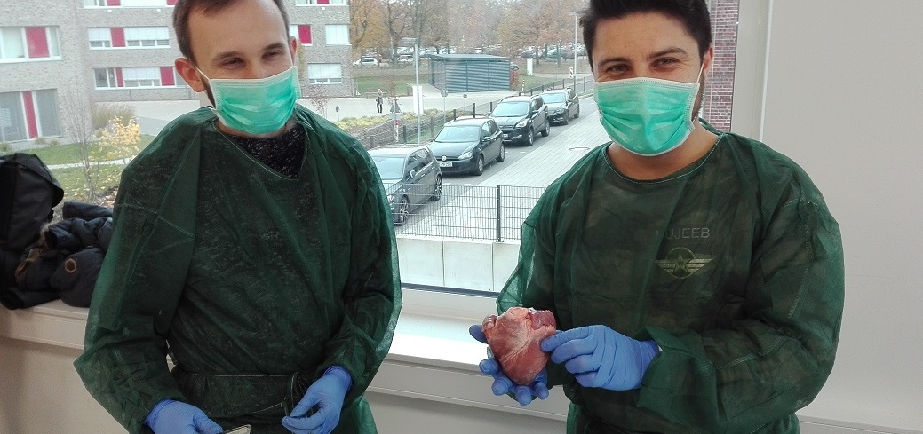 MTRA-Schüler operieren am offenen Herzen